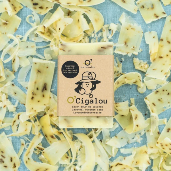 Cigalou - Exfoliating soap with lavender flower