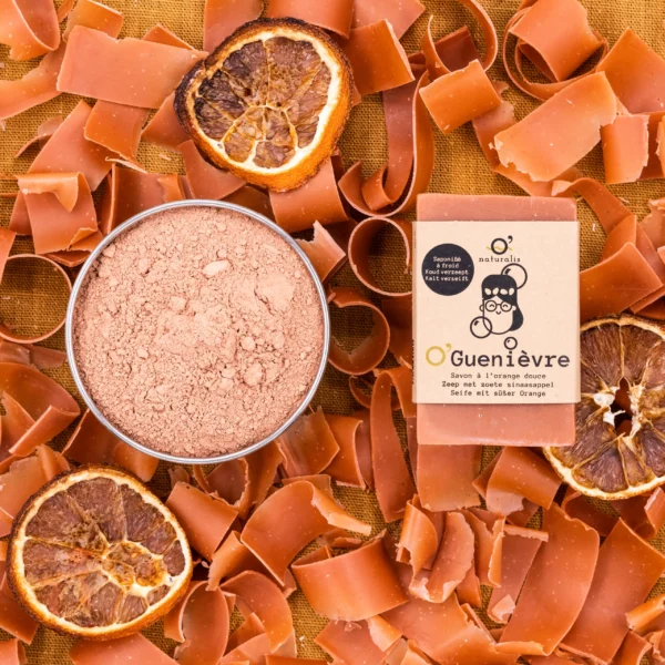 Guenievre - Organic soap with red clay and sweet almond oil