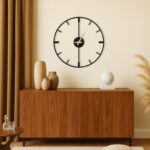 Clockline Minimalist - Modern Round Wall Clock