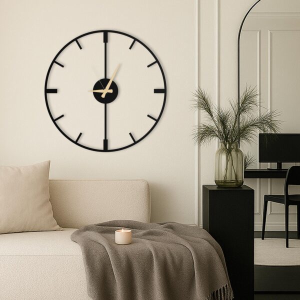 Clockline Minimalist - Modern Round Wall Clock