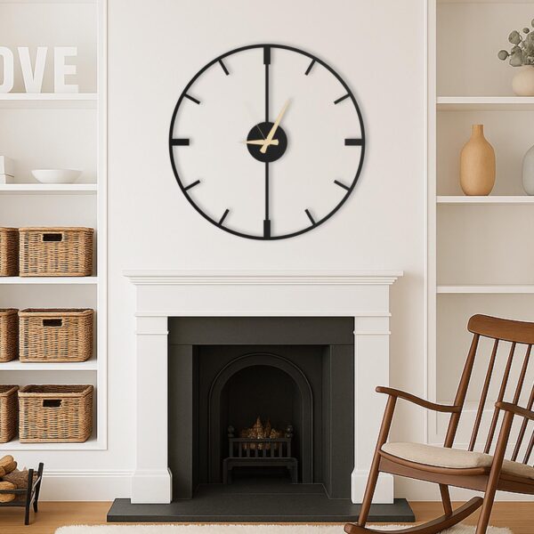 Clockline Minimalist - Modern Round Wall Clock