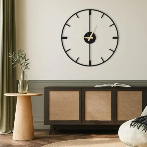 Clockline Minimalist - Modern Round Wall Clock