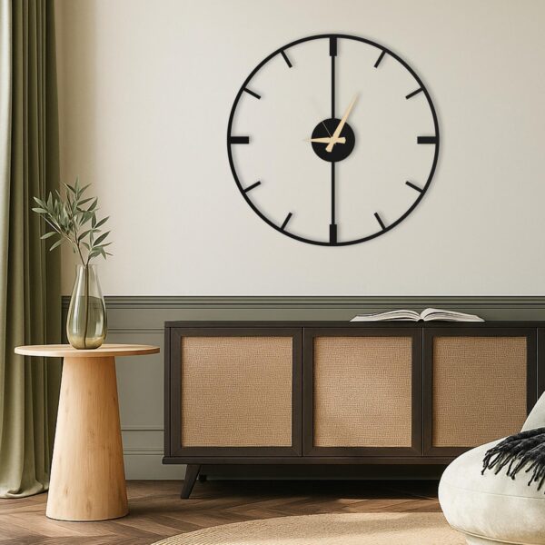 Clockline Minimalist - Modern Round Wall Clock