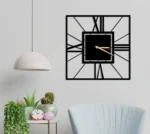 Roman Double Layer - Unique Modern Square Wall Clock