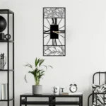 Floral Roman Rectangular - Rectangle Wall Clock Decor