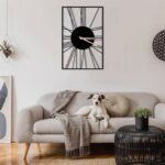 Sunburst Roman Oval - Rectangle Wall Clock Decor