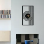 Retro Wave Frame - Rectangle Wall Clock Decor