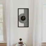 Retro Wave Frame - Rectangle Wall Clock Decor