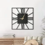 Roman Square Classic - Unique Modern Square Wall Clock
