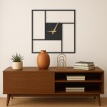 Contemporary Minimalist Frame - Unique Modern Square Wall Clock