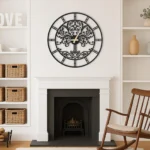 Tree of Life Large Clock - Modern Round Wall Clock