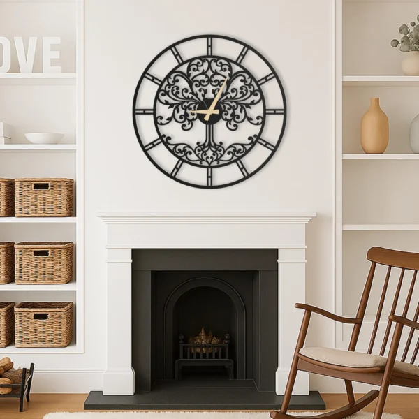 Tree of Life Large Clock - Modern Round Wall Clock
