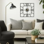 Roman Double Square - Unique Modern Square Wall Clock