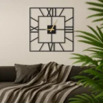 Roman Double Square - Unique Modern Square Wall Clock