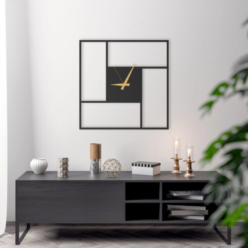 Contemporary Minimalist Frame - Unique Modern Square Wall Clock