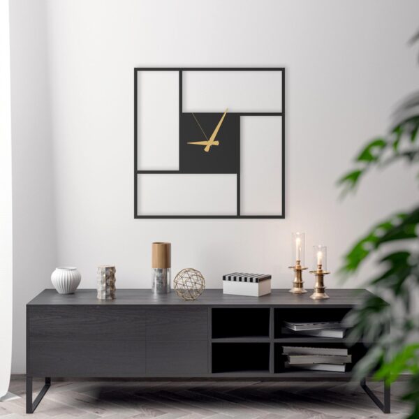 Contemporary Minimalist Frame - Unique Modern Square Wall Clock
