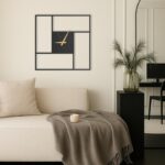 Contemporary Minimalist Frame - Unique Modern Square Wall Clock