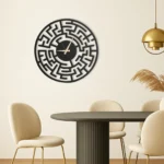 Maze Large Unique Clock - Modern Round Wall Clock