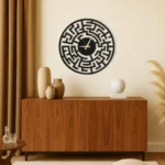 Maze Large Unique Clock - Modern Round Wall Clock